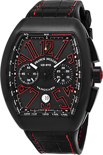Black Rubber Strap Swiss Watch Franck Muller Vanguard