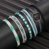 Wave Handmade Adjustable Friendship Bracelet 12 Pieces