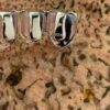 Silver op & Bottom Grills for Teeth Harlembling