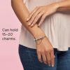 PANDORA Jewelry Moments Heart Clasp Snake Chain Charm