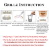 TOPGRILLZ Hip Hop Gold Plated Top Vampire Fangs & Bottom Grillz Set