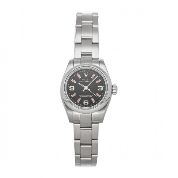 Black Dial Watch Automatic Rolex Oyster Perpetual Mechanical