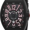 Franck Muller Vanguard Black Face Automatic Date Black Rubber