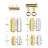 8 Pieces 4 Sizes Slide Clasp Lock Necklace Connector