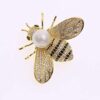 Bee Brooch Animal Fashion Shell Pearl Brooch Pin