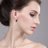 Gem Stone King 5.00 Ct Oval Blue Sapphire Dangle Earrings