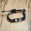 VNOX Type 1 Diabetes Braided Rope Emergency Emergency Medical Alert
