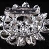 Flower Shape Created Crystal Rhinestone Corsage Brooches Pin