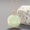 Ross-Simons Jade"Good Fortune" Butterfly Pendant
