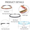 CASSIECA 18-21 Pcs Beach Surfer Strand Wave Bracelet