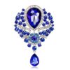 Wedding Bridal Big Crystal Rhinestone Bouquet Brooch Pin