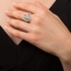 BERRICLE Rhodium Plated Sterling Silver Cubic