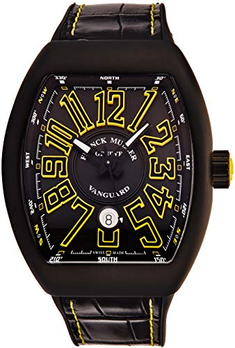 Franck Muller Vanguard Automatic Watch - Tonneau Black Face