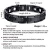 Mens Pure Titanium Magnetic Bracelet Link Stylish