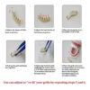 18k Gold Plated Iced Out Grills with Diamond Hip Hop Teeth Grillz