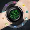 Hessimy Men's Digital Sports Watch Waterproof Tactical Watch