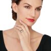 Ross-Simons 0.13 ct. t.w. Diamond Hammered Ring in 18kt