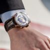 Agelocer Men's Genuine Diamond Dial Blue World time