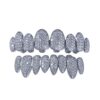 18K Gold Plated Iced Out AAA Zircon Micro Pave Teeth Grills