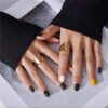 GoldChic Initial Letter Open Ring: Personalize Your Style