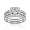 14 Karat White Gold Diamond Ring Engagement