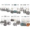 36 Pairs Fashion Vintage Drop Dangle Earrings Set