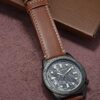 Men's Watches Classic Black Brown Leather Band