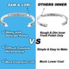 SAM & LORI Inspirational Cuff Bracelet Bangle