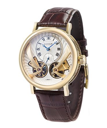 Thomas Earnshaw Automatic Watch with Leather Strap