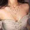 8 Pieces 4 Sizes Slide Clasp Lock Necklace Connector