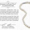 THE PEARL SOURCE 14K Gold 7.0-7.5mm Round Pearl Necklace