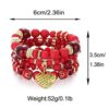 Beaded Bracelets Stackable Bohemian Strand