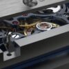 Agelocer Skeleton Watches Men Sports Watches Black Steel