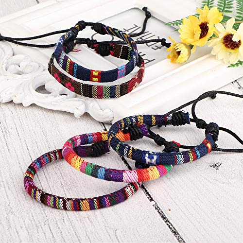 Women Handmade Jewelry String Beads Leather Wristbands