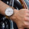 FEICE Men’s Automatic Watch Classic Bauhaus Minimalist White