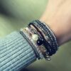 MengPa Beaded Bracelets for Women Girls