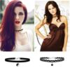 52 PCS Choker Necklace, K&Q Classic Colorful Gothic Collar