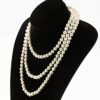 JNF Big Pearl Necklace for Women Faux Pearls Choker Bracelet