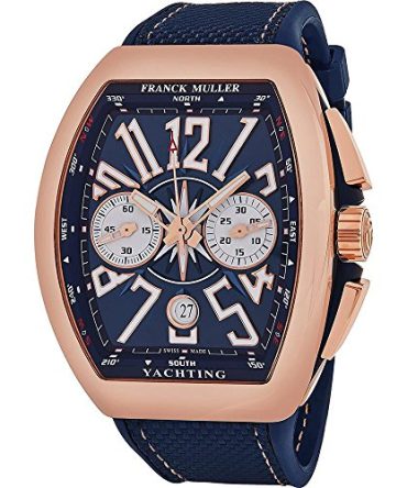 Rose Gold Automatic Chronograph Watch Franck Muller Vanguard