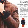 BRIGADA Men's Watches Classic Black Business Casual Wrist Watch