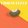 Jialili Feminism RBG Brooch I Dissent Fashion Brooche