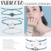 Bohemian Wave Bracelet Set: Waterproof, Adjustable, and Stylish for Every Day