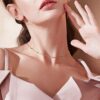 Choker Necklace,18k Gold Satellite Chain