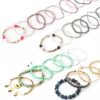 FIBO STEEL 6 Sets Bohemian Stackable Bead Bracelets