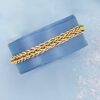 Ross-Simons 14kt Yellow Gold Wheat-Link Bracelet
