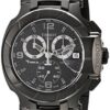 T-Race Stainless Steel Black Watch Tissot Men's