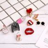 JLJ Enamel Pin Set: Add Whimsy to Your Style with Cute Vampire, Skull, and Witch Brooches for Parties and Costume Decor