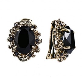 BriLove Victorian Style Clip On Earrings for Women