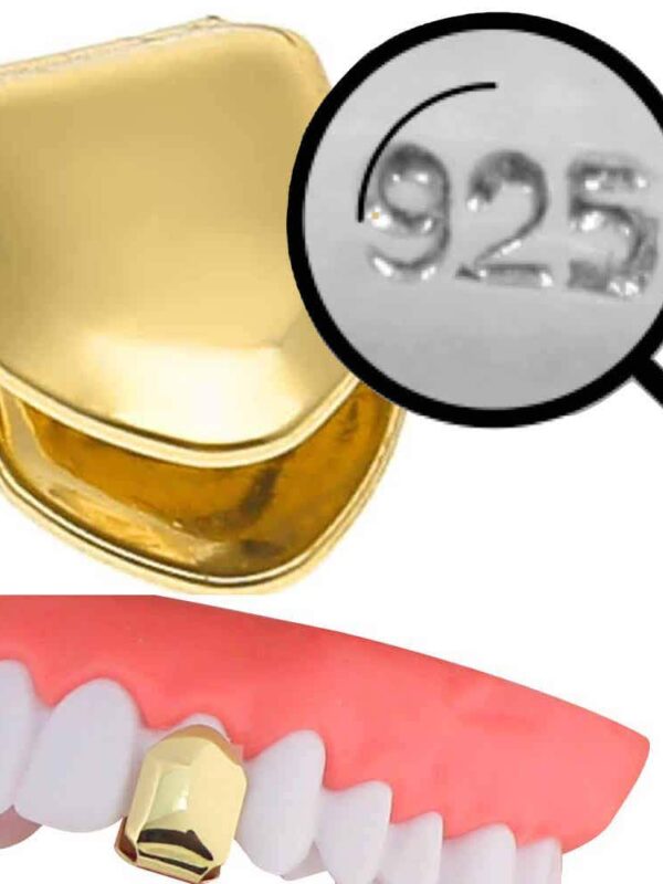 14K Gold Plated Single Tooth Grillz