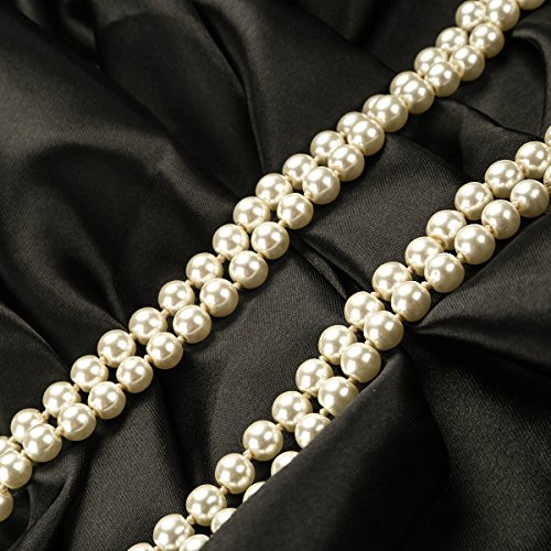 JNF Big Pearl Necklace for Women Faux Pearls Choker Bracelet